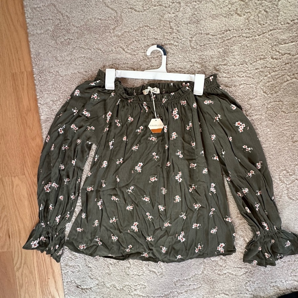 Maternity off the shoulder top